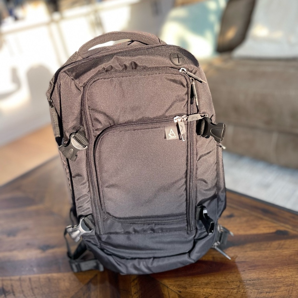 Versatile Black Backpack for Men